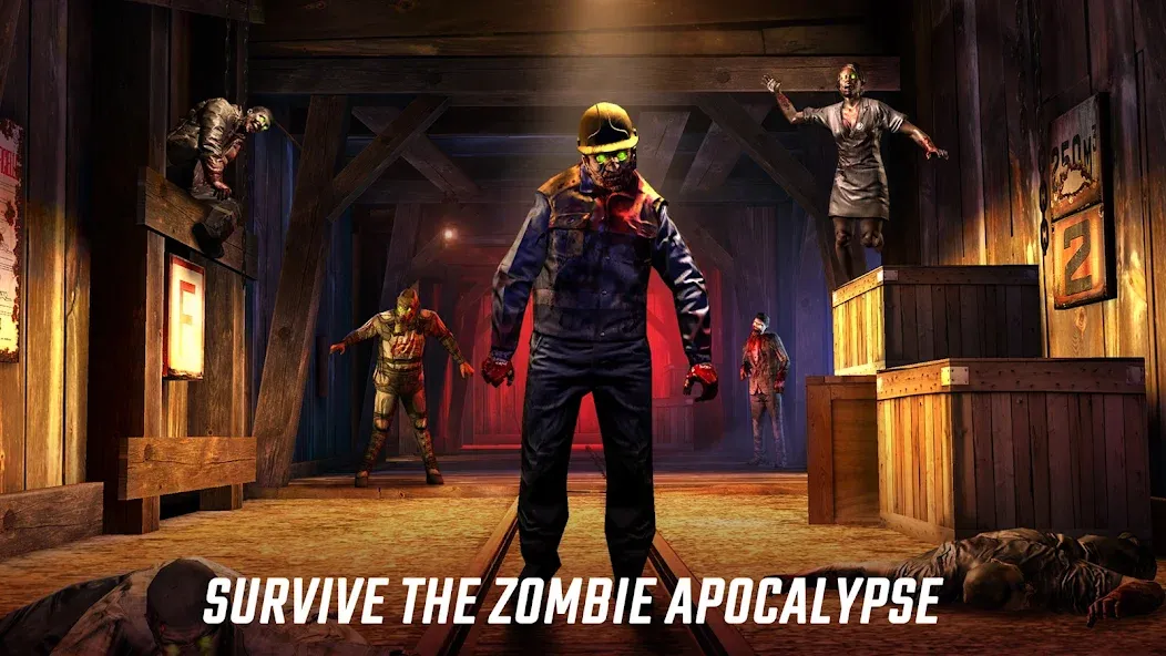 Dead Trigger 2 FPS Zombie Game (ДЕАД ТРИГГЕР 2) [МОД Unlocked] APK Android Screenshot 1