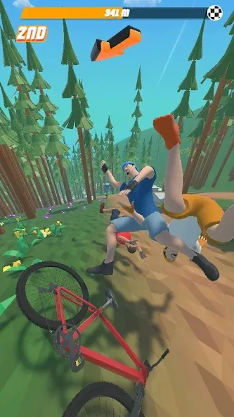 Bike Hill 3D (Байк Хилл 3Д) [МОД Меню] APK Android Screenshot 3