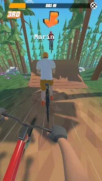 Bike Hill 3D (Байк Хилл 3Д) [МОД Меню] APK Android Screenshot 5