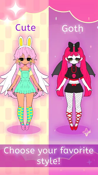Moon's Closet dress up game [МОД Все открыто] APK Android Screenshot 3