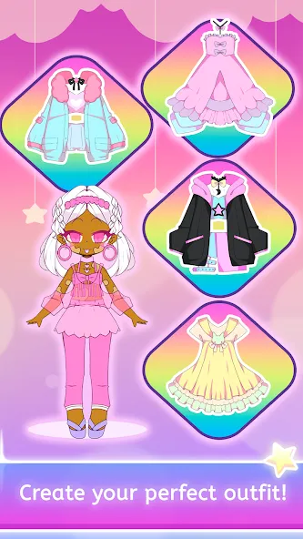 Mimistar dress up chibi doll (Министар) [МОД Меню] APK Android Screenshot 3