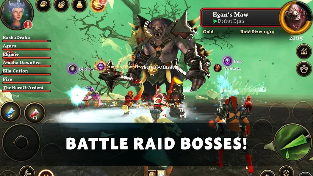 Villagers & Heroes - MMO RPG [МОД Все открыто] APK Android Screenshot 1