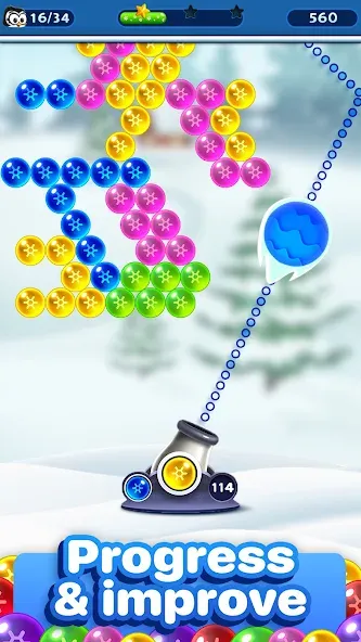 Bubble Pop Games: Shooter Cash [МОД Меню] APK Android Screenshot 2