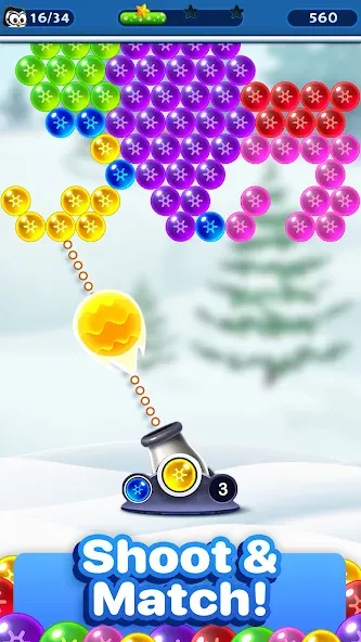Bubble Pop Games: Shooter Cash [МОД Меню] APK Android Screenshot 3