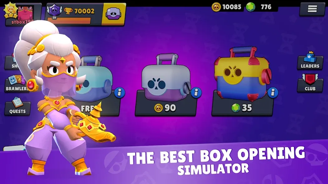 Star Box Simulator for BS [МОД Mega Pack] APK Android Screenshot 1