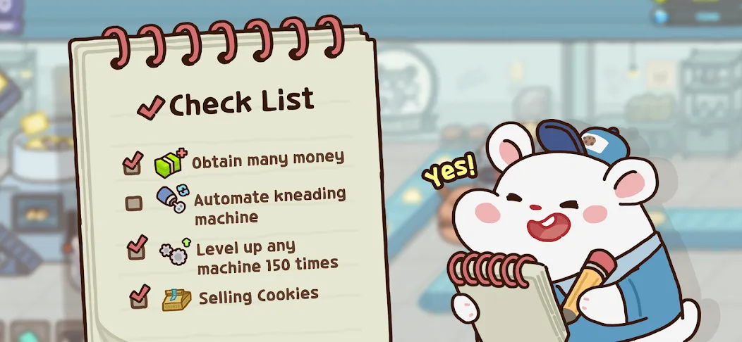 Hamster Cookie Factory [МОД Все открыто] APK Android Screenshot 3