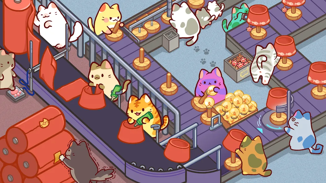 Kitty Cat Tycoon (Китти Кэт Тайкун) [МОД Меню] APK Android Screenshot 2