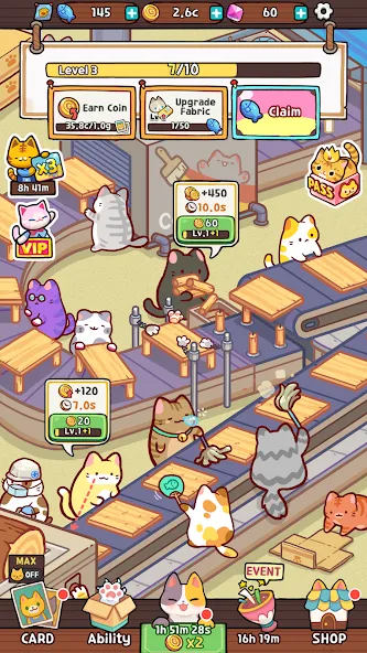 Kitty Cat Tycoon (Китти Кэт Тайкун) [МОД Меню] APK Android Screenshot 5