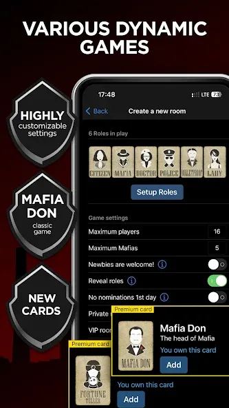Mafia Online With Video Chat [МОД Unlocked] APK Android Screenshot 4