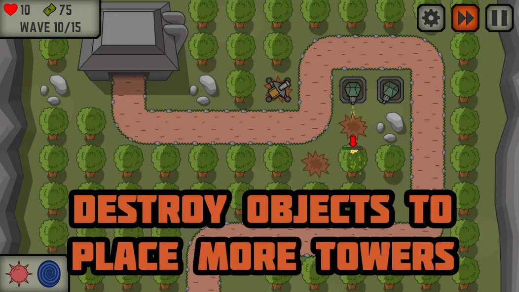 Tactical War: Tower Defense [МОД Premium] APK Android Screenshot 4