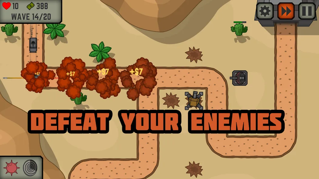 Tactical War: Tower Defense [МОД Premium] APK Android Screenshot 5