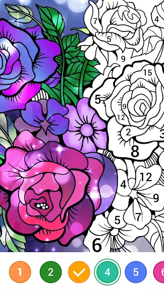 Magic Paint: Color by number (Магик Пейнт) [МОД Много денег] APK Android Screenshot 2