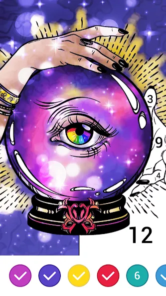 Magic Paint: Color by number (Магик Пейнт) [МОД Много денег] APK Android Screenshot 4