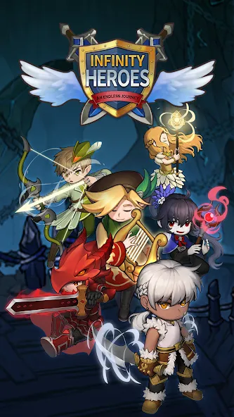Infinity Heroes : Idle RPG (Инфинити Герои) [МОД Бесконечные монеты] APK Android Screenshot 1