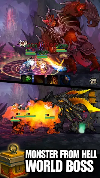 Infinity Heroes : Idle RPG (Инфинити Герои) [МОД Бесконечные монеты] APK Android Screenshot 3