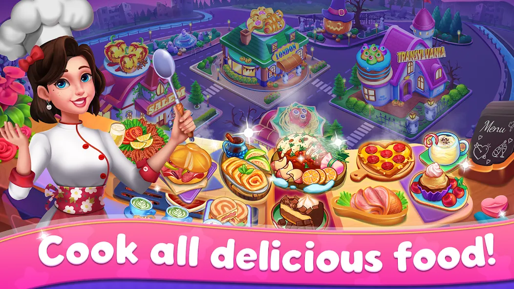 Mom's Kitchen : Cooking Games [МОД Unlocked] APK Android Screenshot 2
