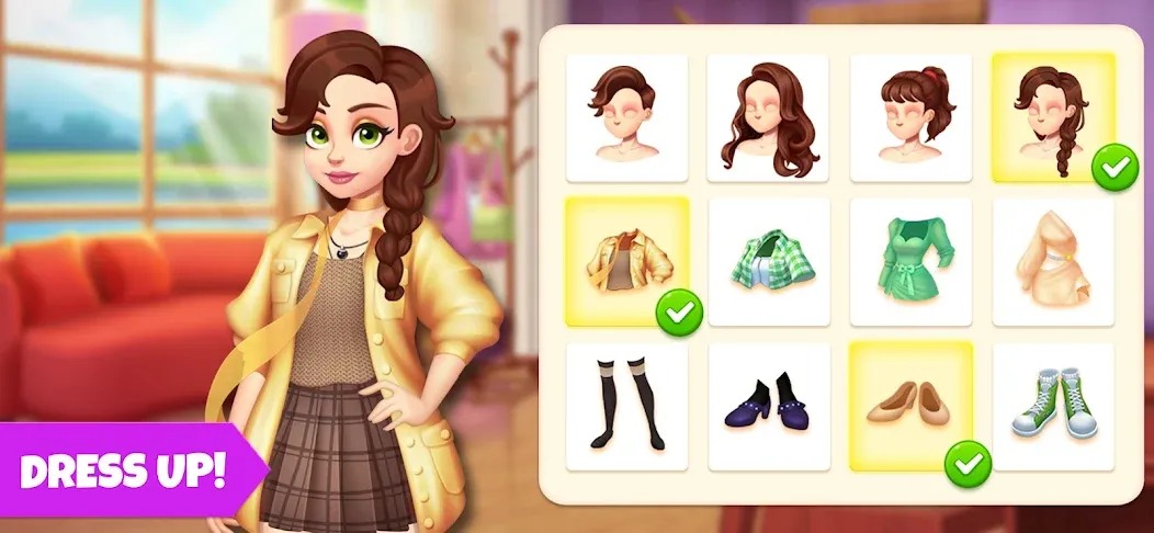Makeover Blast: Dressup Salon (Мейковер Бласт) [МОД Много денег] APK Android Screenshot 3