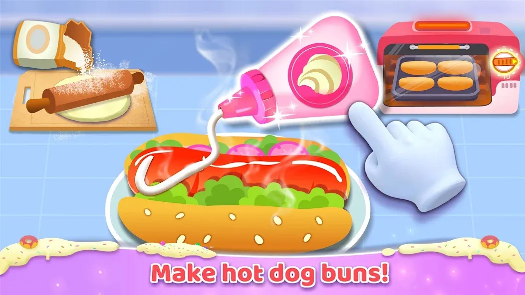 Little Panda: Sweet Bakery [МОД Много денег] APK Android Screenshot 4