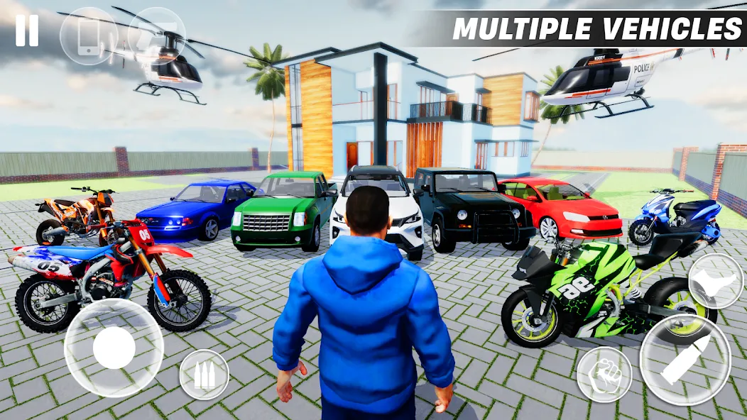 Indian Driving Open World (Индийское Вождение Открытый Мир) [МОД Unlocked] APK Android Screenshot 2