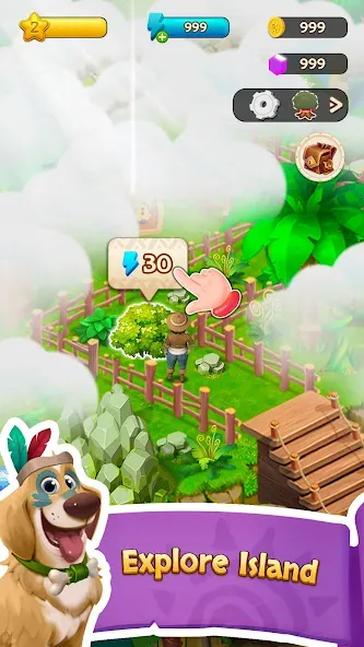 Island Adventure Jungle  Blast (Марбл Пазл) [МОД Unlocked] APK Android Screenshot 4