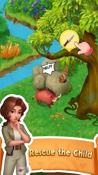 Island Adventure Jungle  Blast (Марбл Пазл) [МОД Unlocked] APK Android Screenshot 5