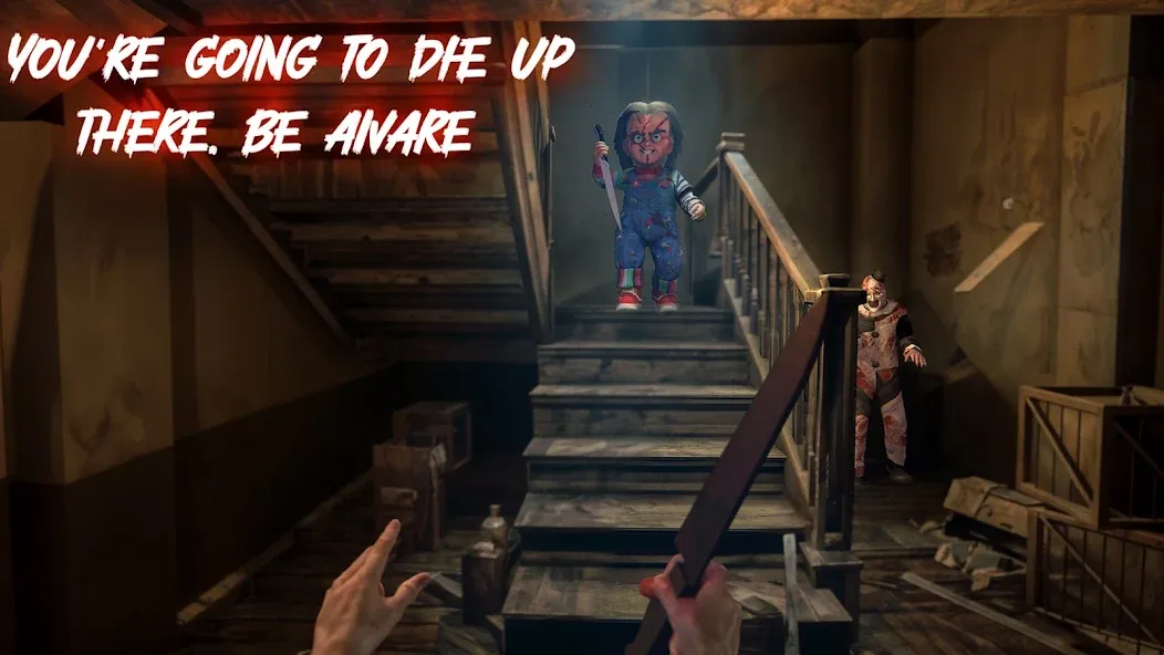 Scary Doll Evil Haunted House (Скари Долл Злой Обитель Духов) [МОД Premium] APK Android Screenshot 1