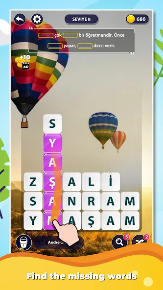 Word Surf: Inspire (Ворд Серф) [МОД Бесконечные монеты] APK Android Screenshot 1