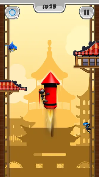 NinJump - Deluxe Run (Ниндзя Лазеры) [МОД Unlocked] APK Android Screenshot 2