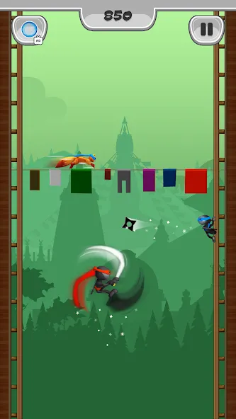 NinJump - Deluxe Run (Ниндзя Лазеры) [МОД Unlocked] APK Android Screenshot 5