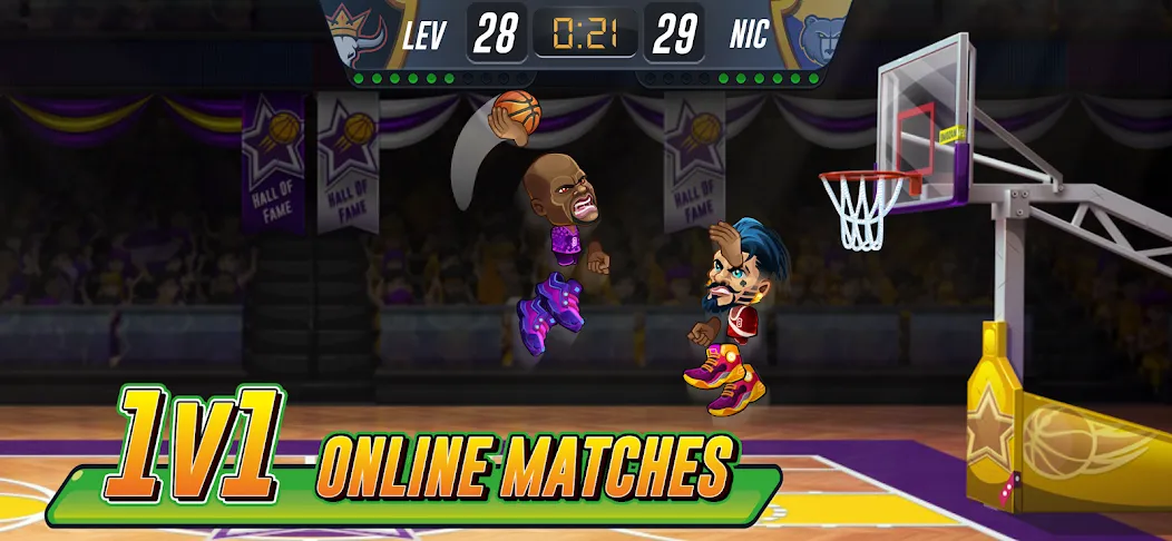 Basketball Arena: Online Game (Баскетбольная арена) [МОД Premium] APK Android Screenshot 1