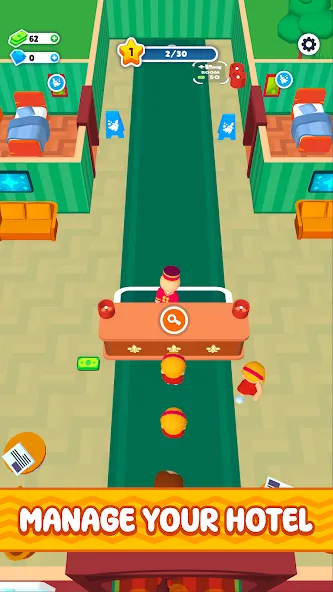 My Perfect Hotel (Мой идеальный отель) [МОД Бесконечные монеты] APK Android Screenshot 1