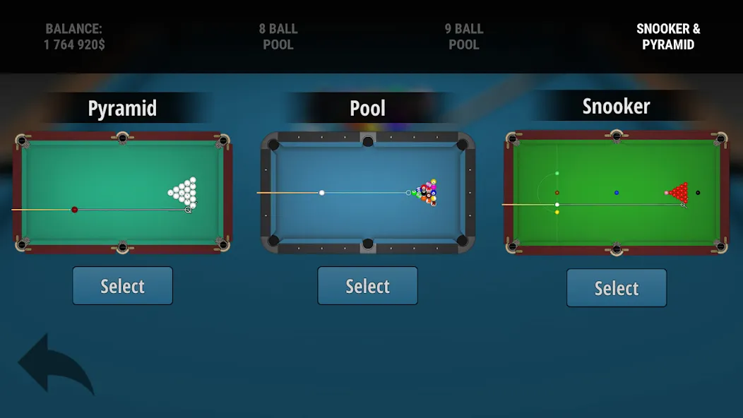 Pool Online - 8 Ball, 9 Ball (Пул Онлайн) [МОД Mega Pack] APK Android Screenshot 3