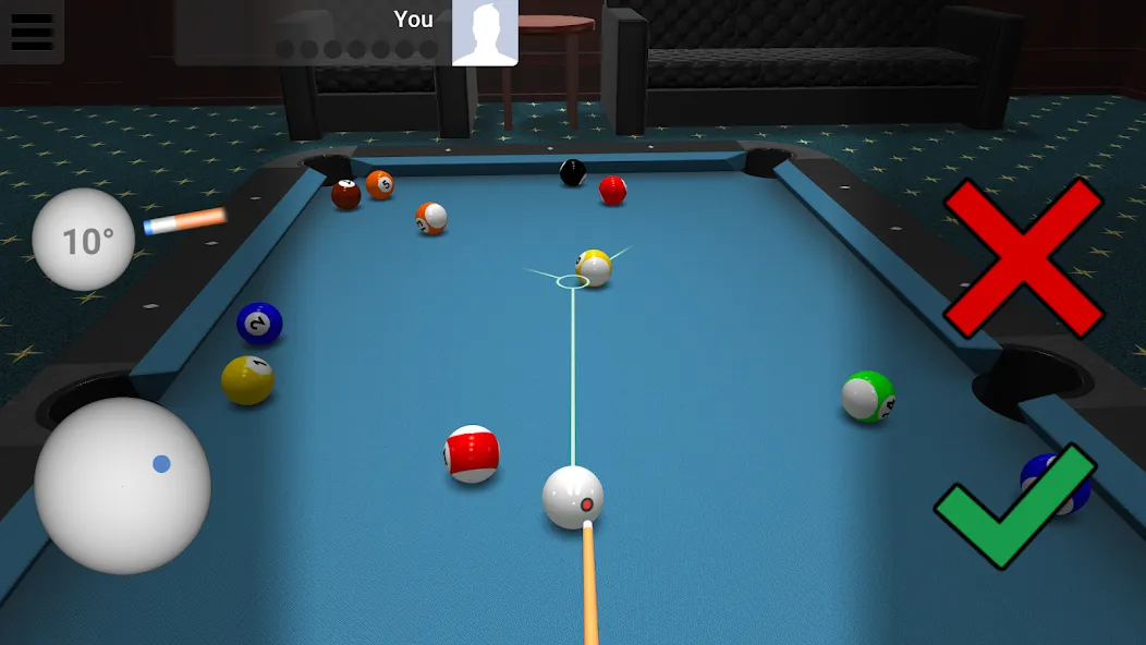 Pool Online - 8 Ball, 9 Ball (Пул Онлайн) [МОД Mega Pack] APK Android Screenshot 5