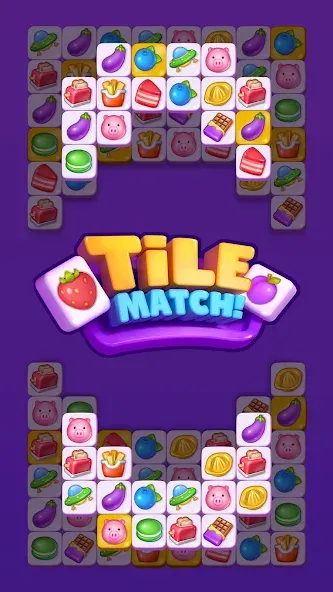 Tile Match - Matching Game (Тайл Матч) [МОД Unlocked] APK Android Screenshot 5