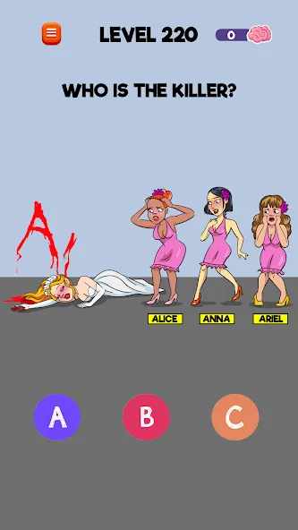 Riddle Test: Brain Teaser Game (Брейндом 3) [МОД Unlocked] APK Android Screenshot 1