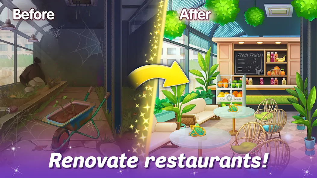 Cooking Live - restaurant game (Кукинг Лайв) [МОД Mega Pack] APK Android Screenshot 2