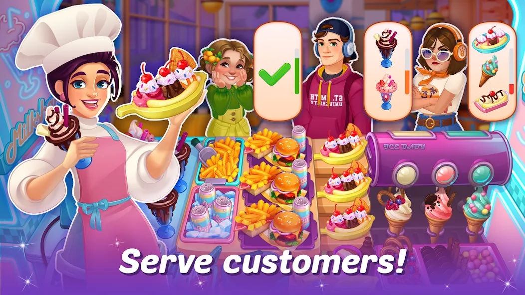 Cooking Live - restaurant game (Кукинг Лайв) [МОД Mega Pack] APK Android Screenshot 3