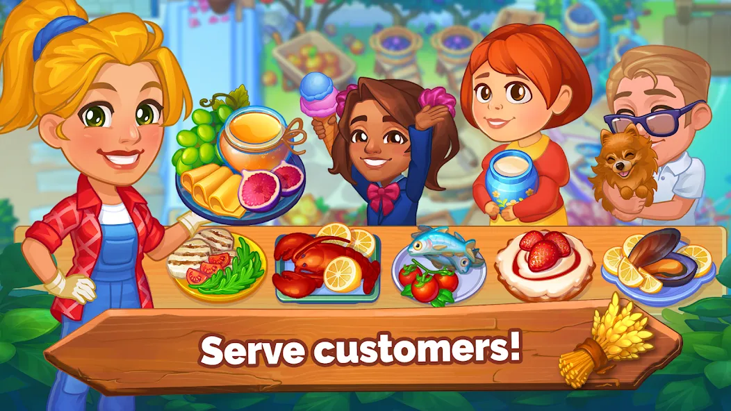 Farming Fever - Cooking game [МОД Много денег] APK Android Screenshot 1