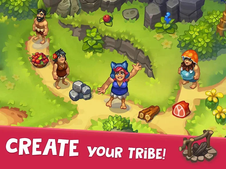 Tribe Dash - Time management (Трайб Дэш) [МОД Меню] APK Android Screenshot 4