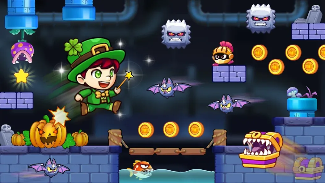 Super Matteo Adventure (упер Маттео Приключение) [МОД Много денег] APK Android Screenshot 1