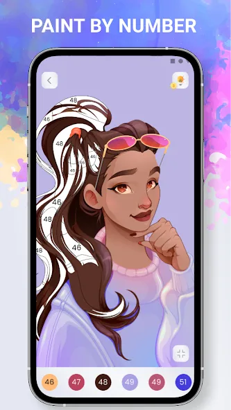 Paint by numbers - Color book [МОД Много денег] APK Android Screenshot 2