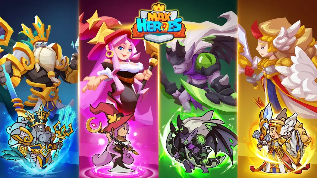 Max Heroes : Casual Idle RPG (Макс Герои) [МОД Меню] APK Android Screenshot 1