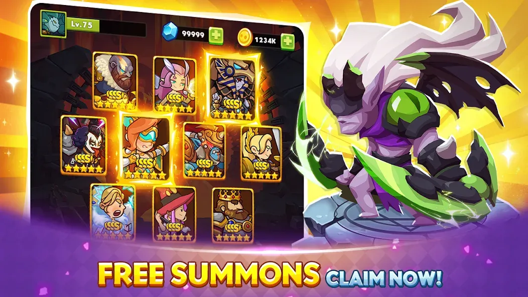 Max Heroes : Casual Idle RPG (Макс Герои) [МОД Меню] APK Android Screenshot 5