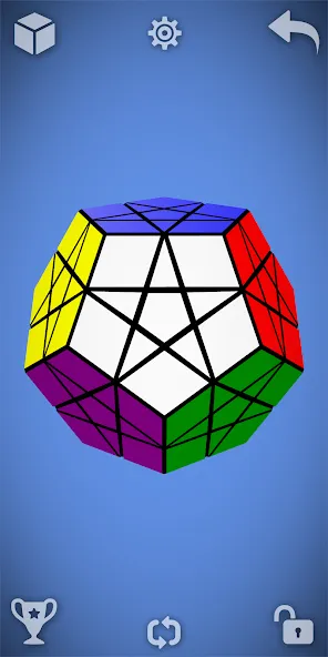 Magic Cube Rubik Puzzle 3D [МОД Все открыто] APK Android Screenshot 3