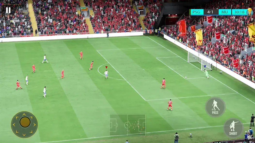 World football 2024 offline [МОД Много денег] APK Android Screenshot 1