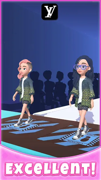 Catwalk Battle - Dress up! (Кэтволк Баттл) [МОД Много денег] APK Android Screenshot 3