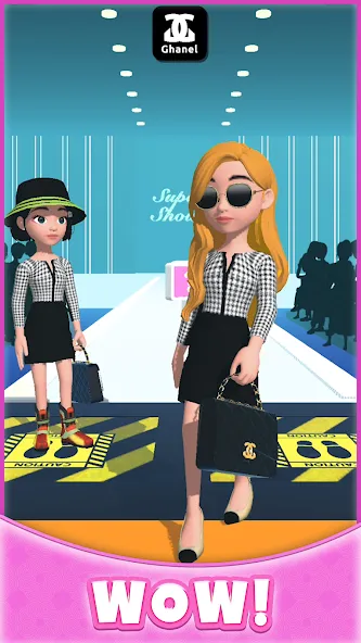 Catwalk Battle - Dress up! (Кэтволк Баттл) [МОД Много денег] APK Android Screenshot 4