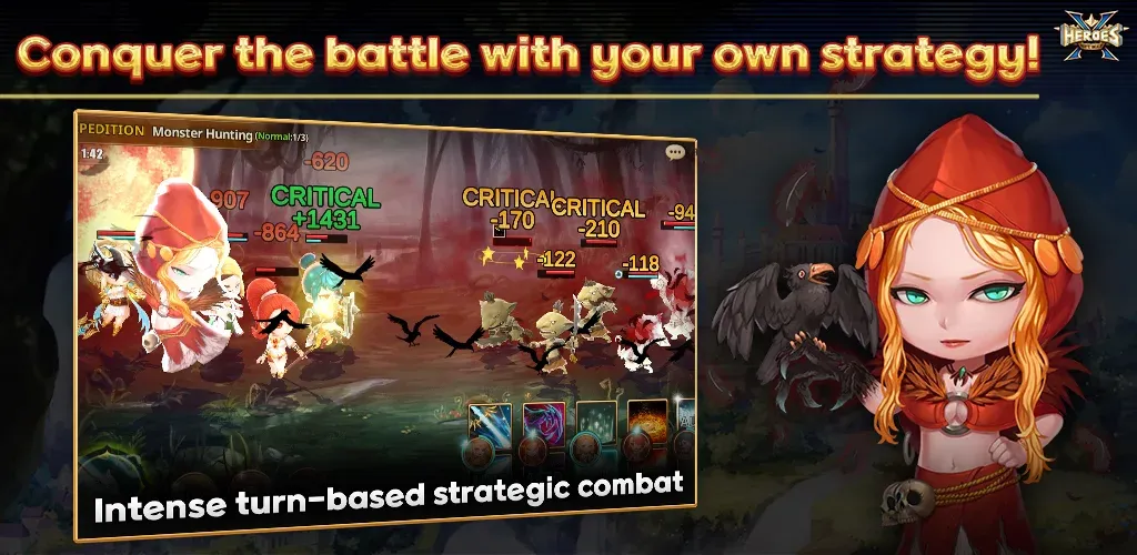 X Heroes: NFT War (Икс Хероес) [МОД Много денег] APK Android Screenshot 1