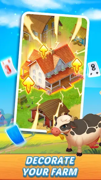 Solitaire Farm Adventure (Солитер) [МОД Все открыто] APK Android Screenshot 4