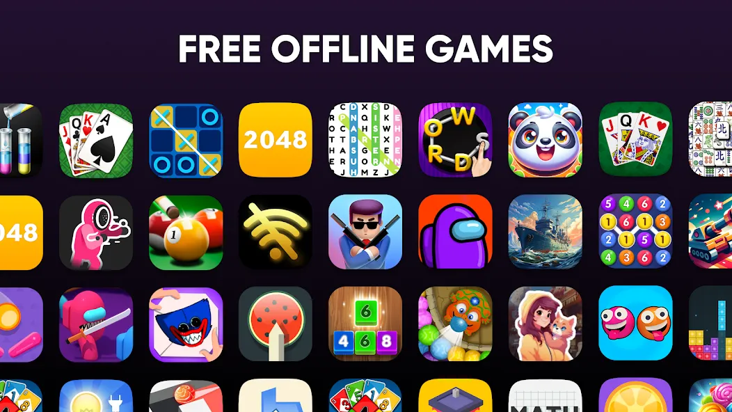 Offline Games - No WiFi - Fun [МОД Много денег] APK Android Screenshot 1